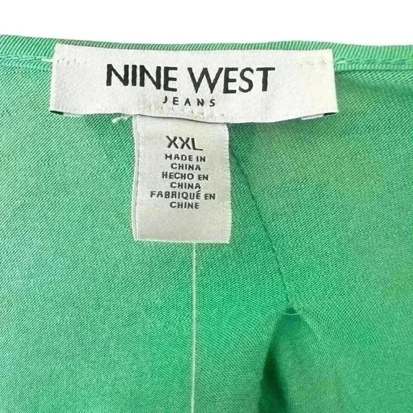 Nine West Ladies Summer Top Green NWT XXL - Picture 5 of 7